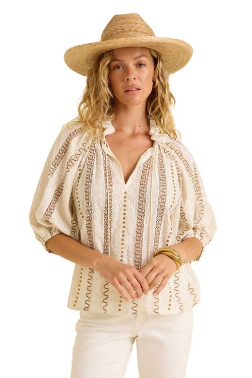 Calypso St Barth Calypso St. Barth Harper Top In Beige