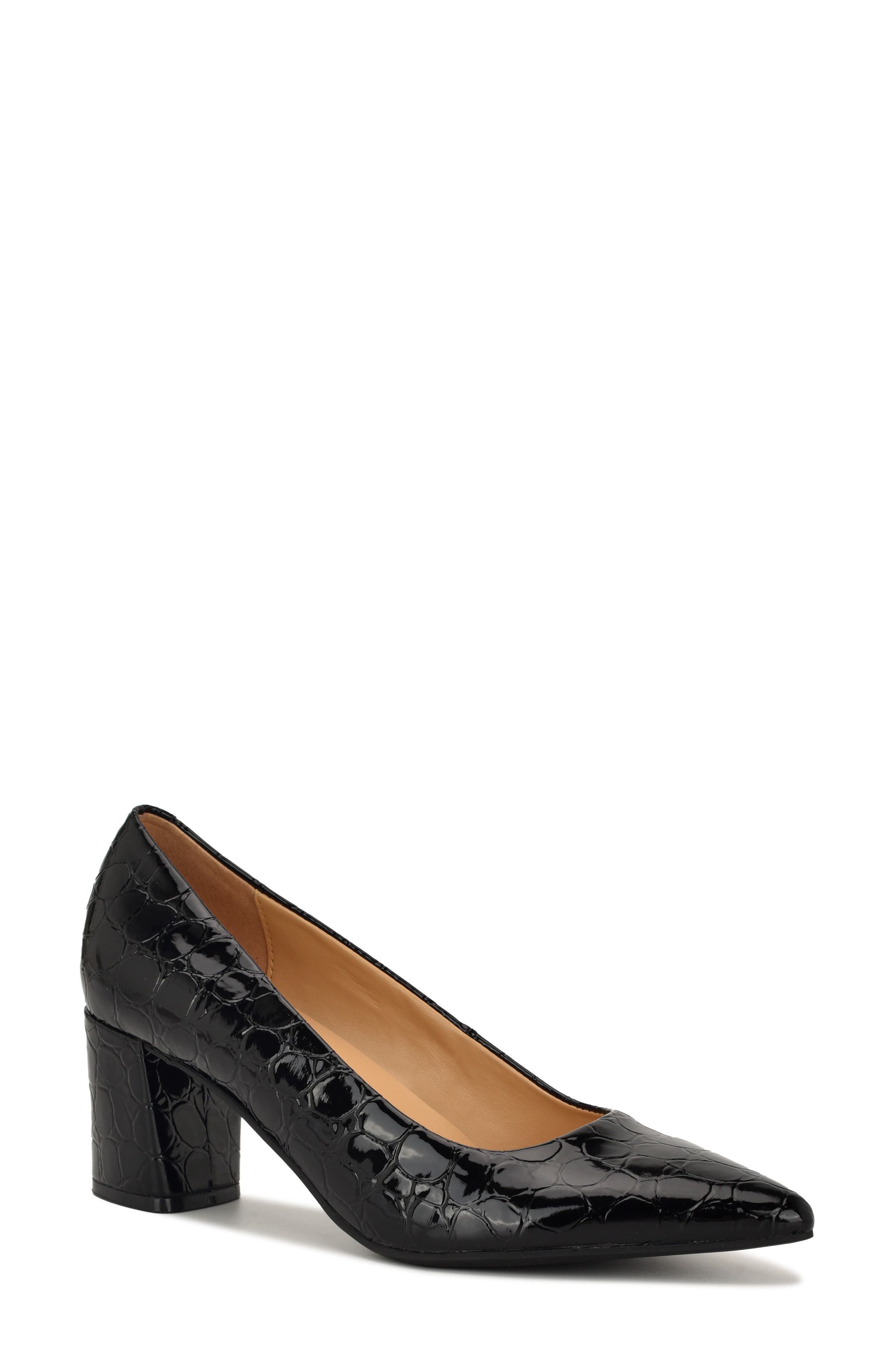 Nine West Kaylen Croc-Embossed Pump
