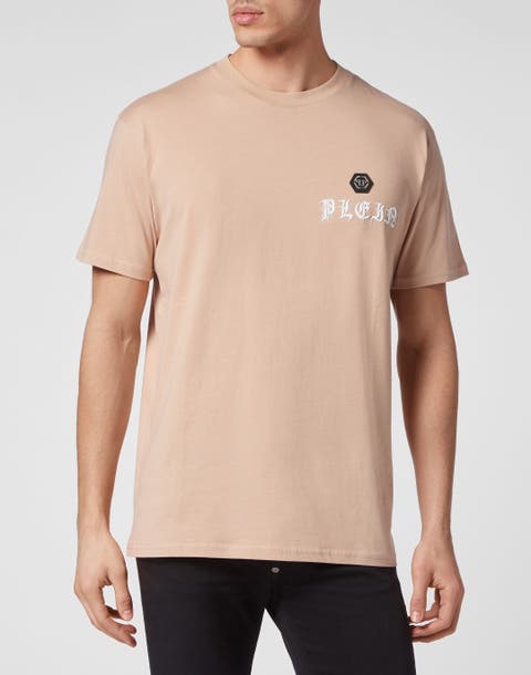 T-Shirt Round Neck Ss Gothic Plein Men