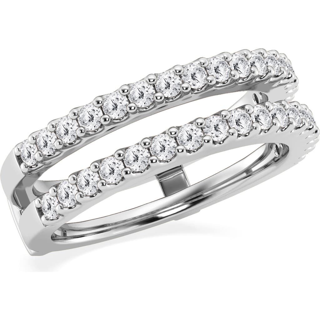 Badgley Mischka Collection Diamond Split Shank Ring In Platinum
