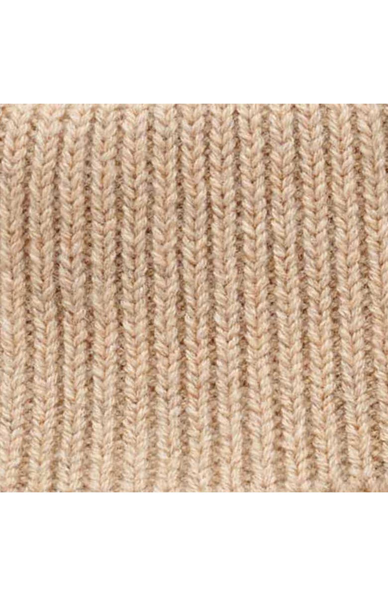 Purebaby Knitted Bootie, Alternate, color, Mushroom Melange