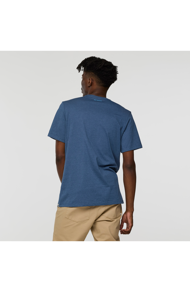 Cotopaxi Llama T-Shirt - Men's, Alternate, color, Deep Sea