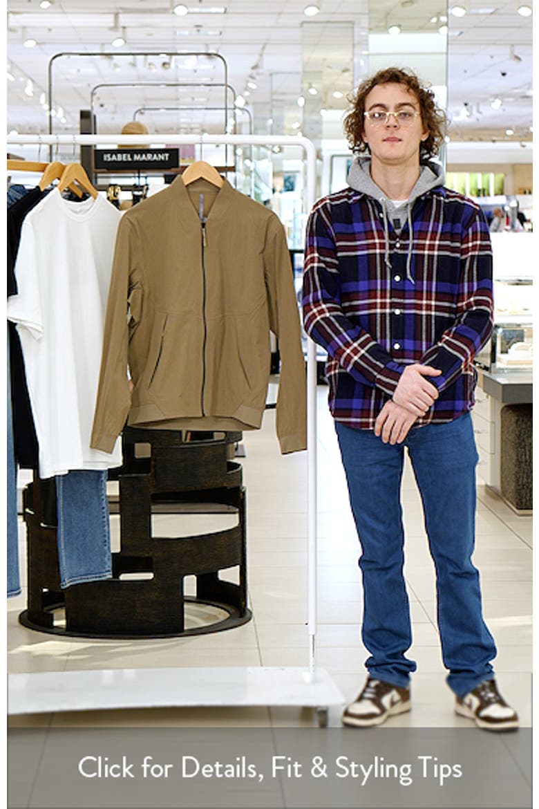 Diode Stretch Nylon Bomber Jacket video