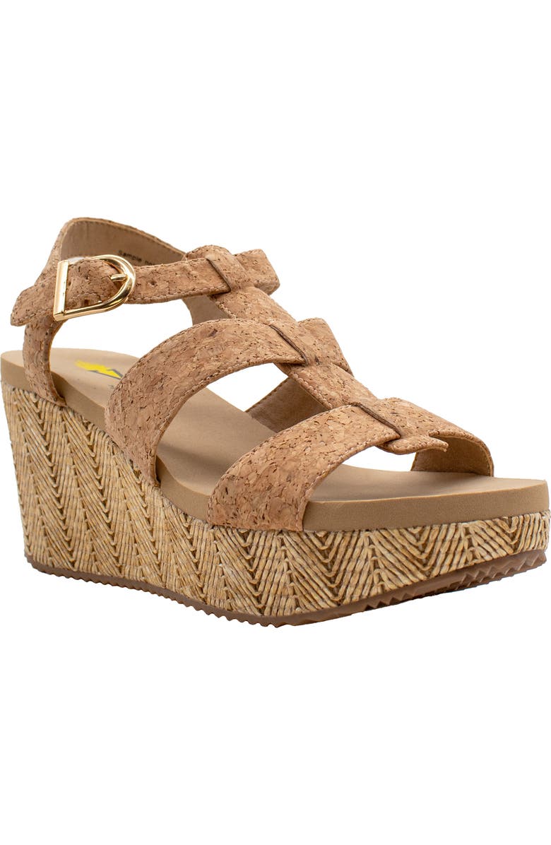 Volatile Crimini Platform Wedge Sandal, Main, color,