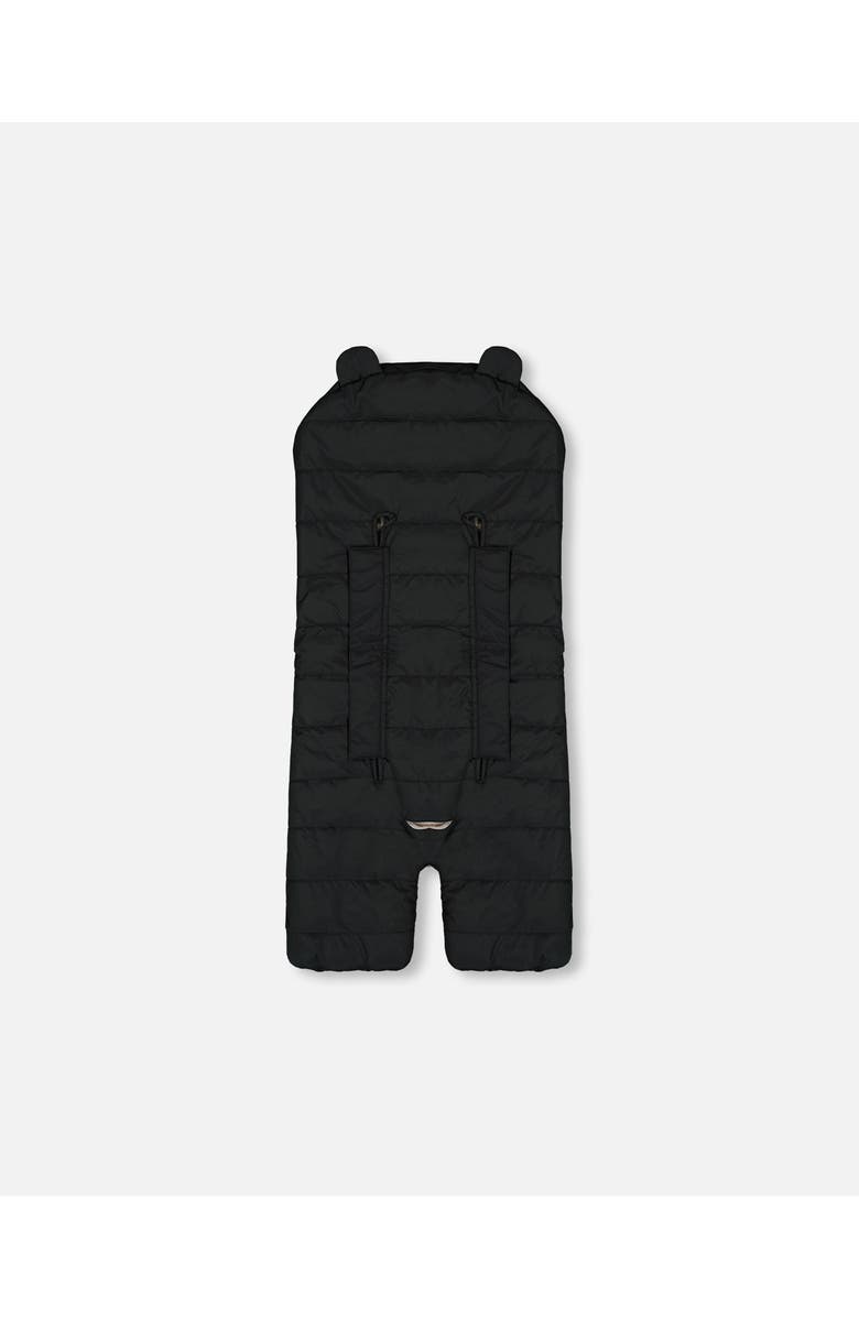 Deux par Deux Gender Inclusive Snugly Wrap Designed for Car Seat and Stroller, Alternate, color, Black