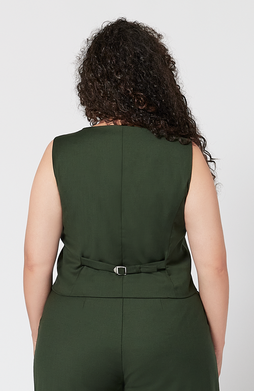 Aam The Label The Wool Vest In Green