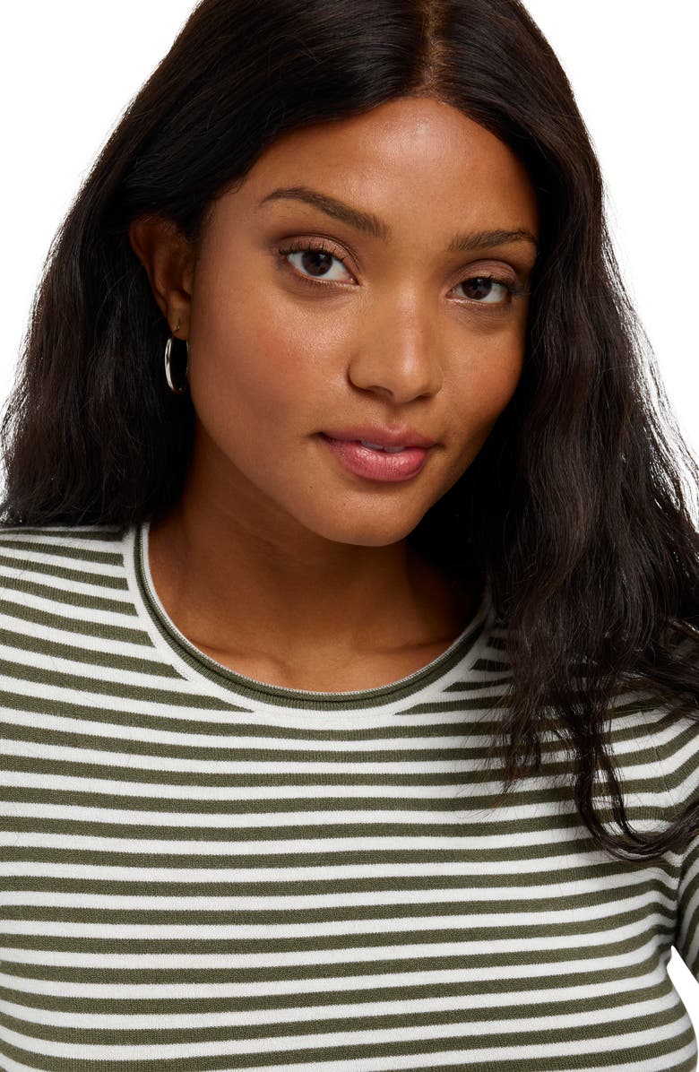 Splendid x @cellajaneblog Stripe Layering Long Sleeve T-Shirt, Alternate, color, 