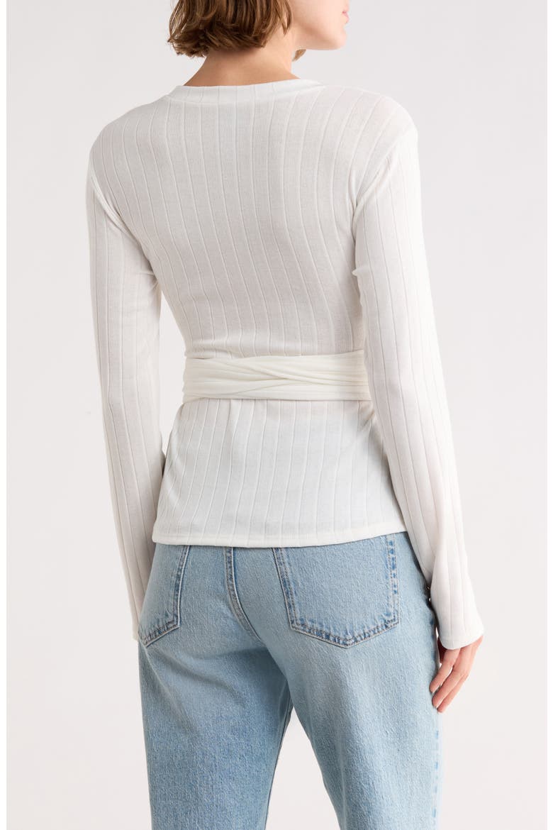 Knit Front Knit Sweater, Alternate, color, IVORY KNIT