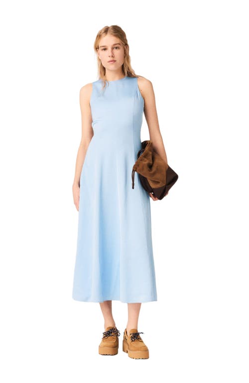 maje Open-back maxi dress in Blue Sky at Nordstrom, Size 40