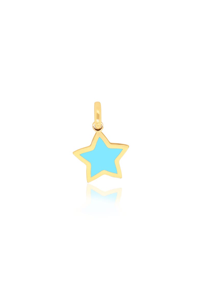 Turquoise Star Charm, Main, color, Turquoise