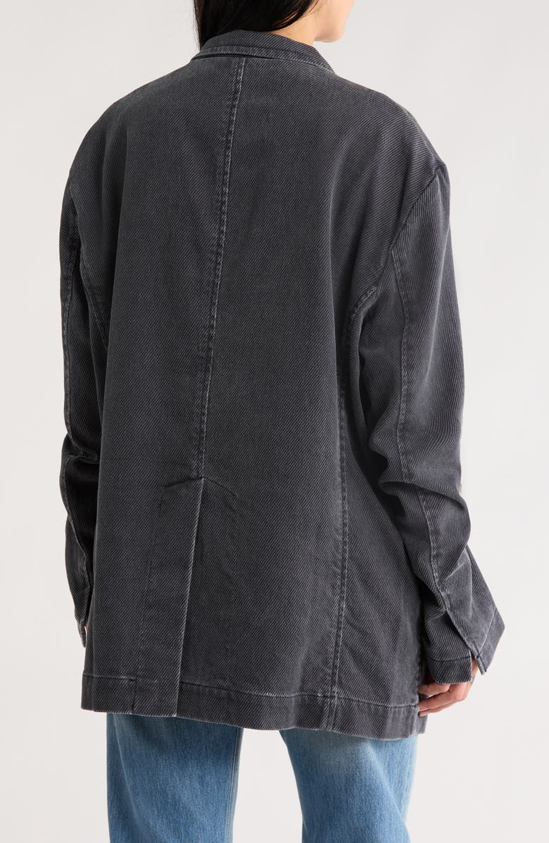 DENIMIST Deconstructed Corduroy Blazer, Alternate, color, Printed Indigo