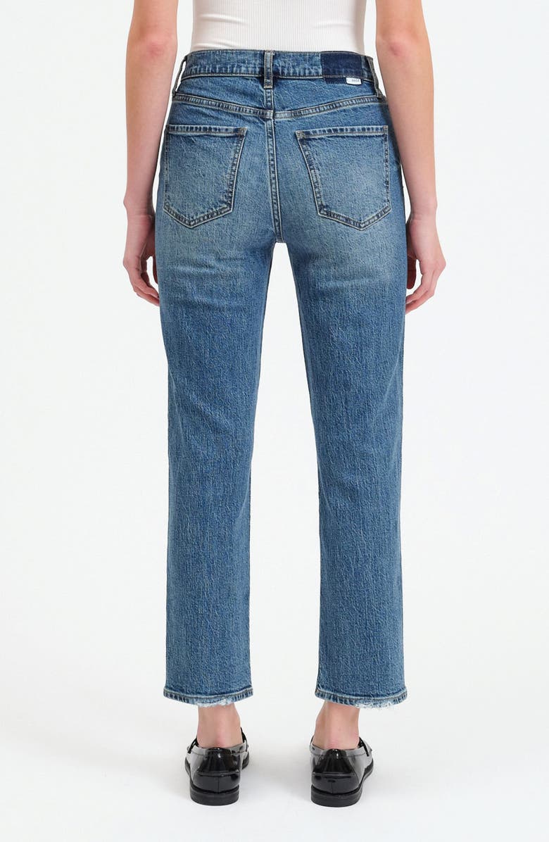 DAZE Straight Up High Waist Crop Straight Leg Jeans, Alternate, color, Stunner