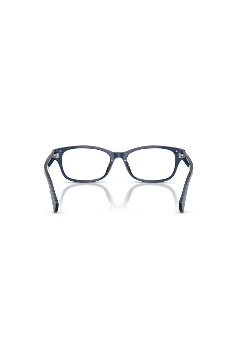 54mm Rectangle optical glasses, Alternate, color, Blue