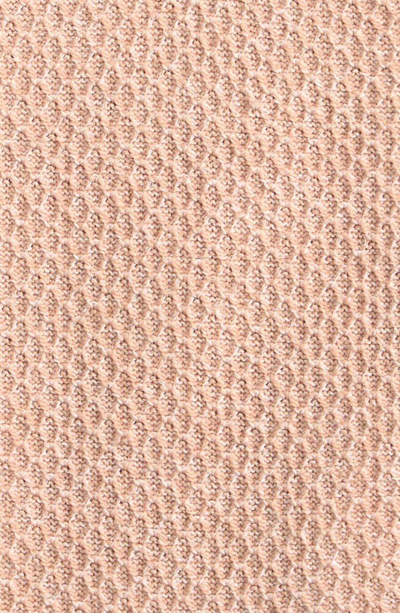 QUINCY MAE Knit One-Piece Polo Sweater, Alternate, color, Latte