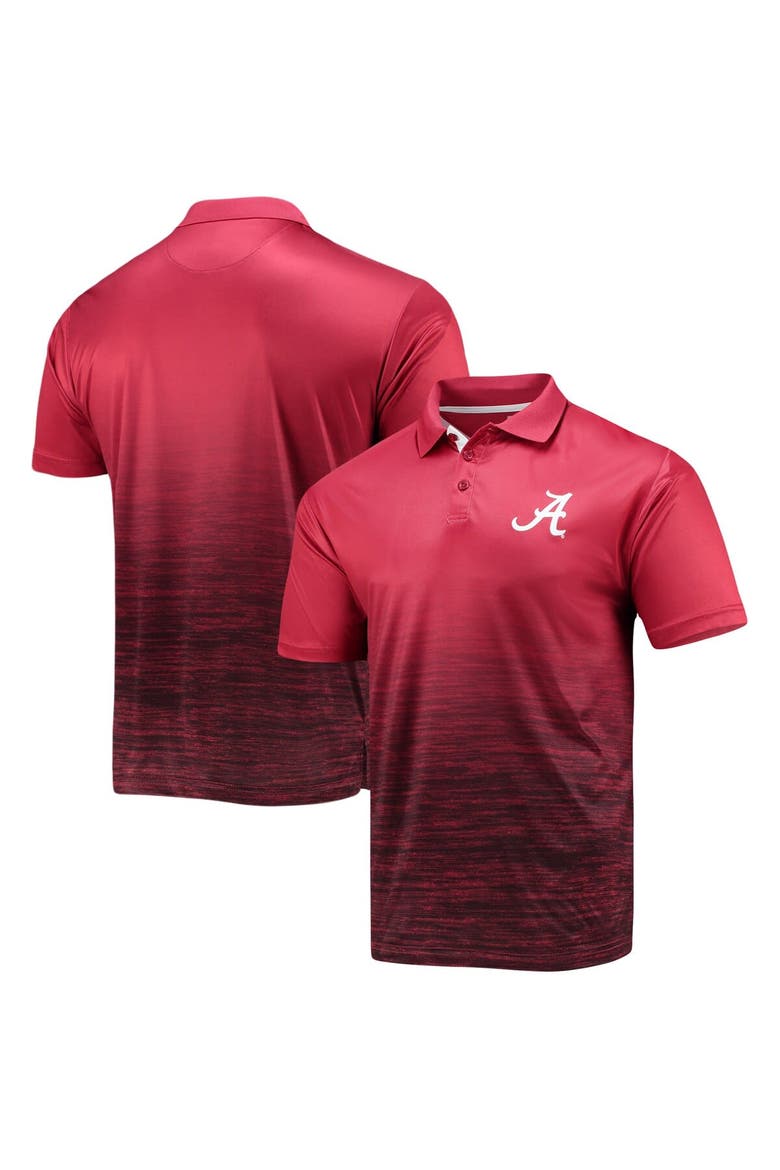 Men's Colosseum Crimson Alabama Crimson Tide Marshall Polo, Main, color, Crimson