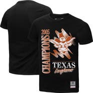 Mitchell & Ness Men's Mitchell & Ness  Black Texas Longhorns Retro Brush Mineral Wash T-Shirt