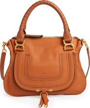 Chloé Medium Marcie Calfskin Leather Satchel