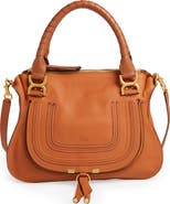 Chloé Medium Marcie Calfskin Leather Satchel