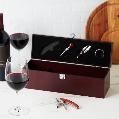 True Cherry 1-bottle Accessory Gift Set In Red