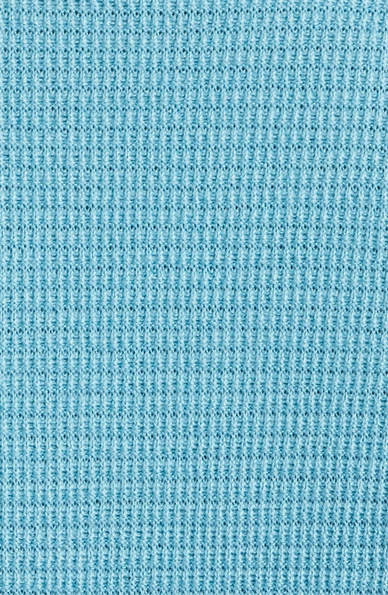 BOSS Ianni Cotton Blend Short Sleeve Sweater, Alternate, color, Light/ Pastel Blue