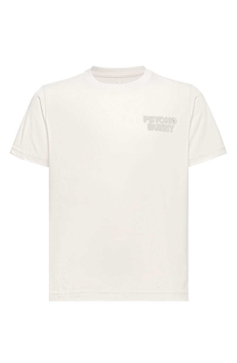 Psycho Bunny Kids' Sydney Logo Graphic T-Shirt, Main, color, Natural Linen