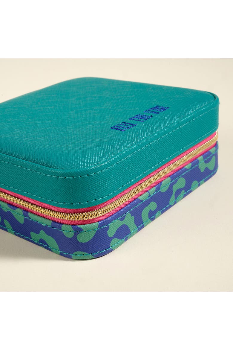 Meilin Jewelry Box 5.5" x Artisan, Alternate, color, Turquoise