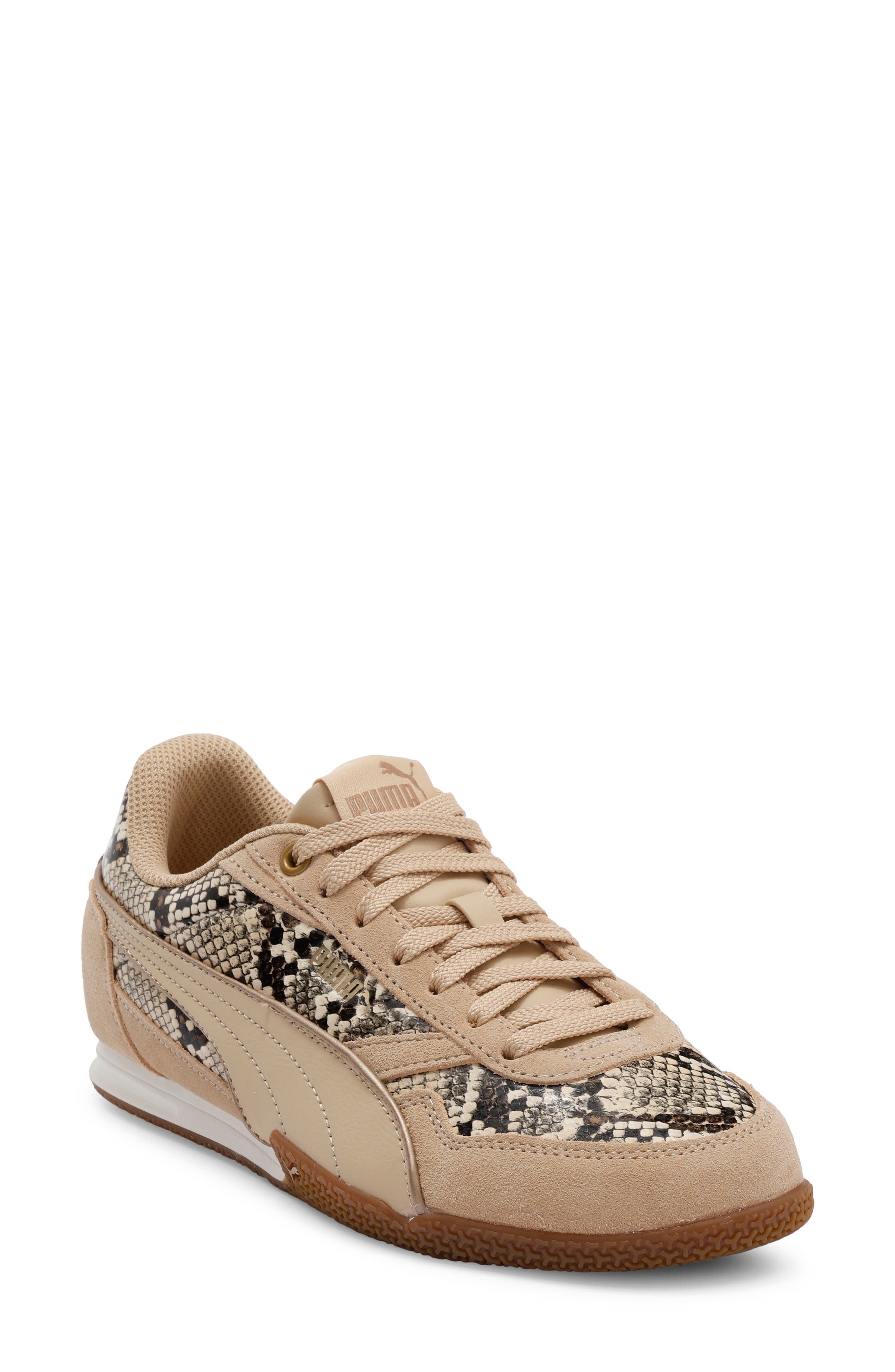 PUMA Bella Donna SD Sneaker, Main, color, Light Sand/ Gold/ Chocolate