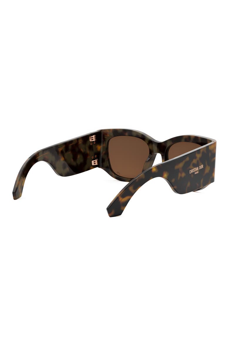 'DiorNuit S1I 54mm Square Sunglasses, Alternate, color, HAVANA/ OTHER / GRADIENT BROWN