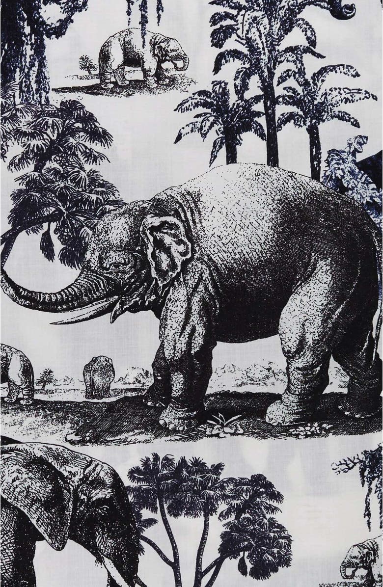 The Cat's Pajamas Luxe Pima Pajama Print Set, Alternate, color, Safari Toile