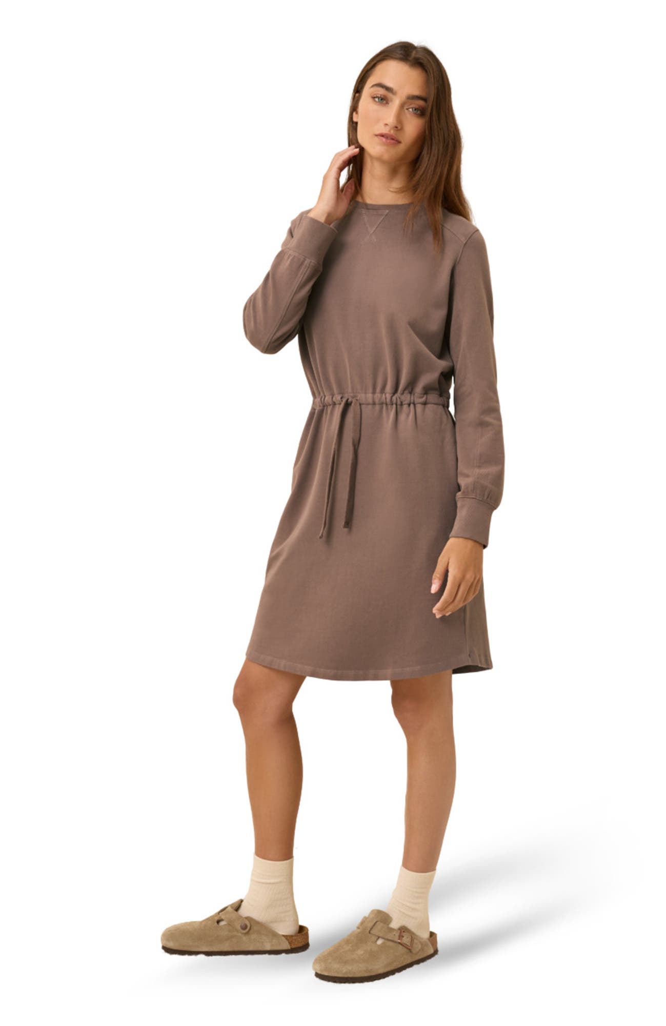 Organic Cotton CloudKnit Sweatshirt Dress - image 4