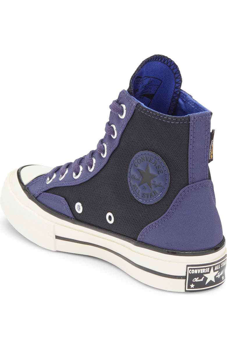 Converse Kids' Chuck Taylor All Star 70 Two-Tone High Top Sneaker, Alternate, color, Black/ Uncharted Waters