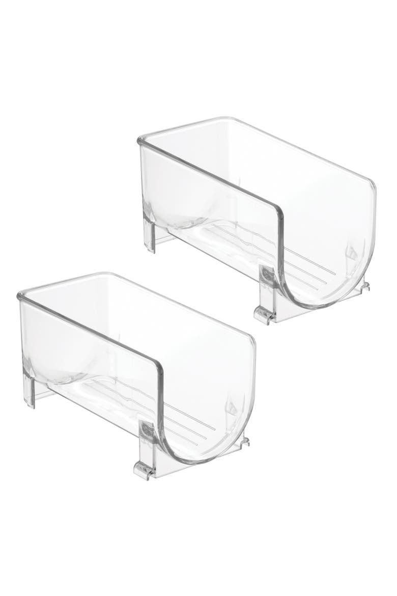 Stackable Holder for Water or Wine Bottles, Set of 2, Clear, Main, color, Clear