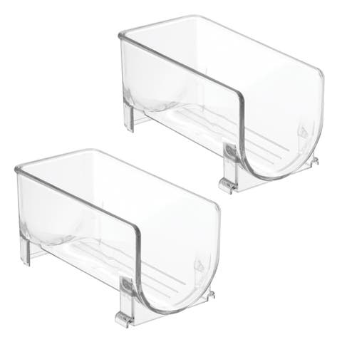 Stackable Holder for Water or Wine Bottles, Set of 2, Clear