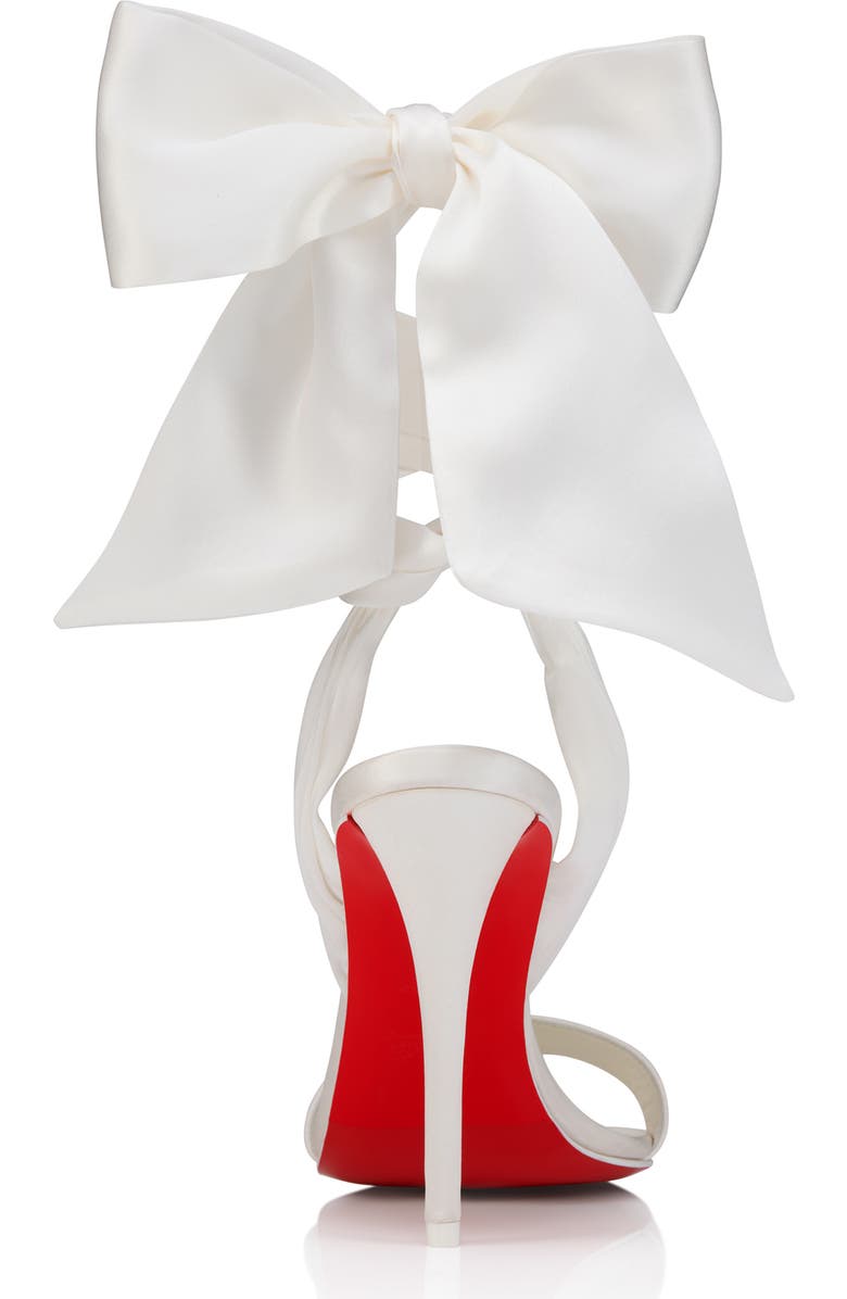Christian Louboutin Miss Z Desert Sandal, Alternate, color, Ivory/ Snow