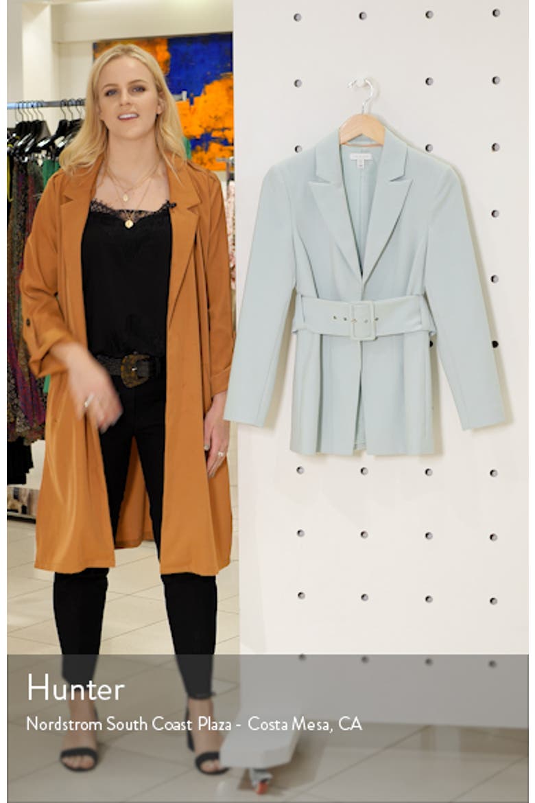 Belted Buckle Blazer video