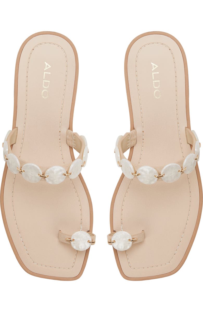 ALDO Crystiana Slide Sandal, Alternate, color, Sand