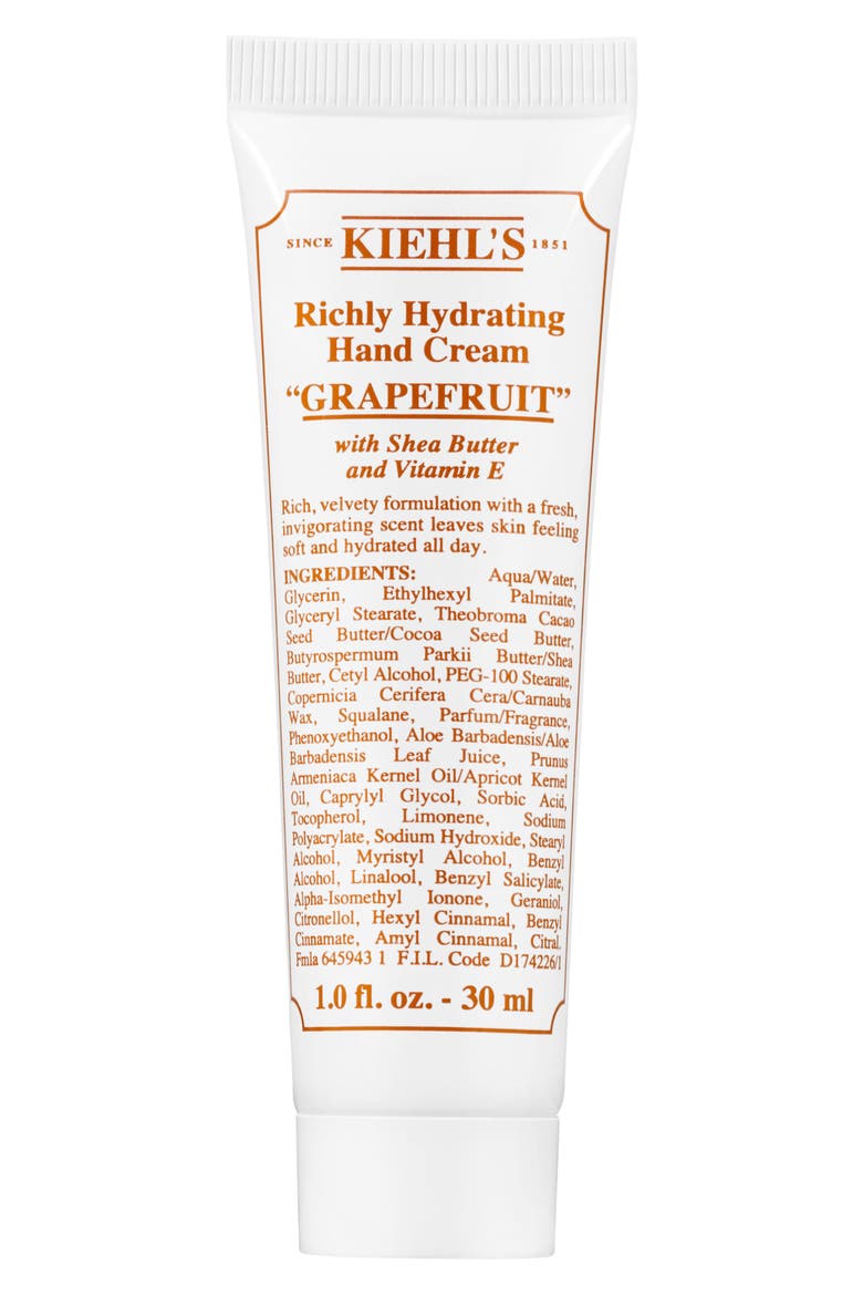 Grapefruit Richly Hydrating Scented Hand Cream, Alternate, color, NO COLOR