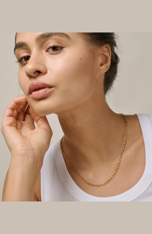 Enamel Copenhagen Medium Charm Necklace In Gold