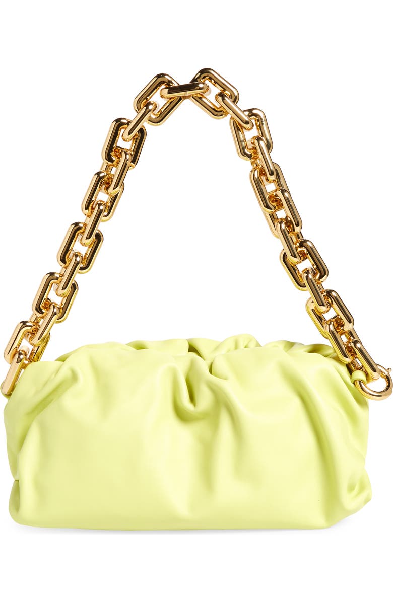 Bottega Veneta The Chain Pouch Leather Shoulder Bag, Main, color,