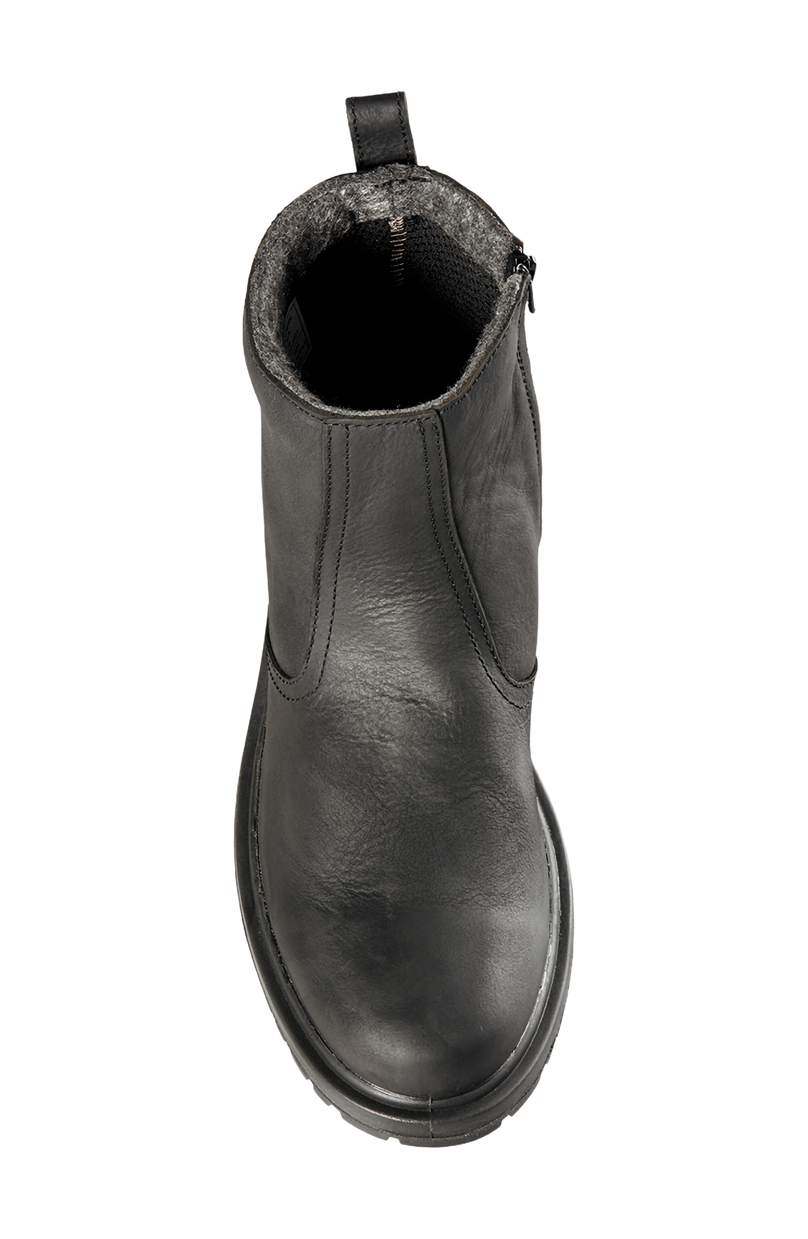 Western Waterproof Boot, Alternate, color, BLACK