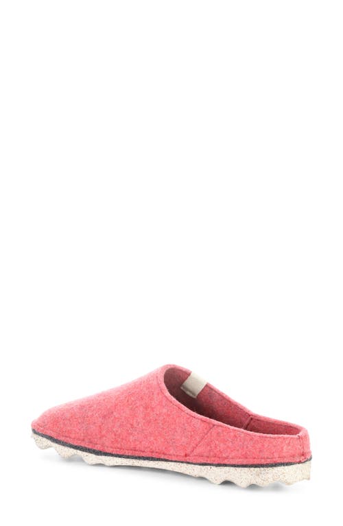 Fly London Natura Wool Felt Mule In Pink