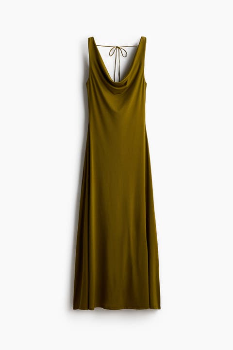 Draped Jersey Dress