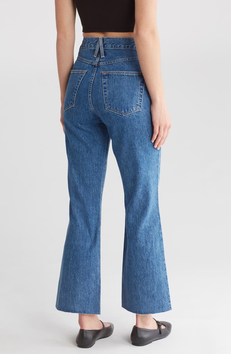 SLVRLAKE Frankie Double Yoke High Rise Crop Flared Jeans, Alternate, color, 