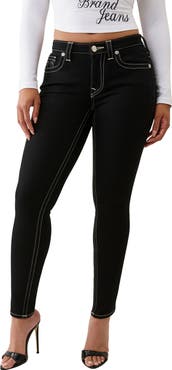 True Religion Jennie Curvy Mid Rise Skinny Jeans