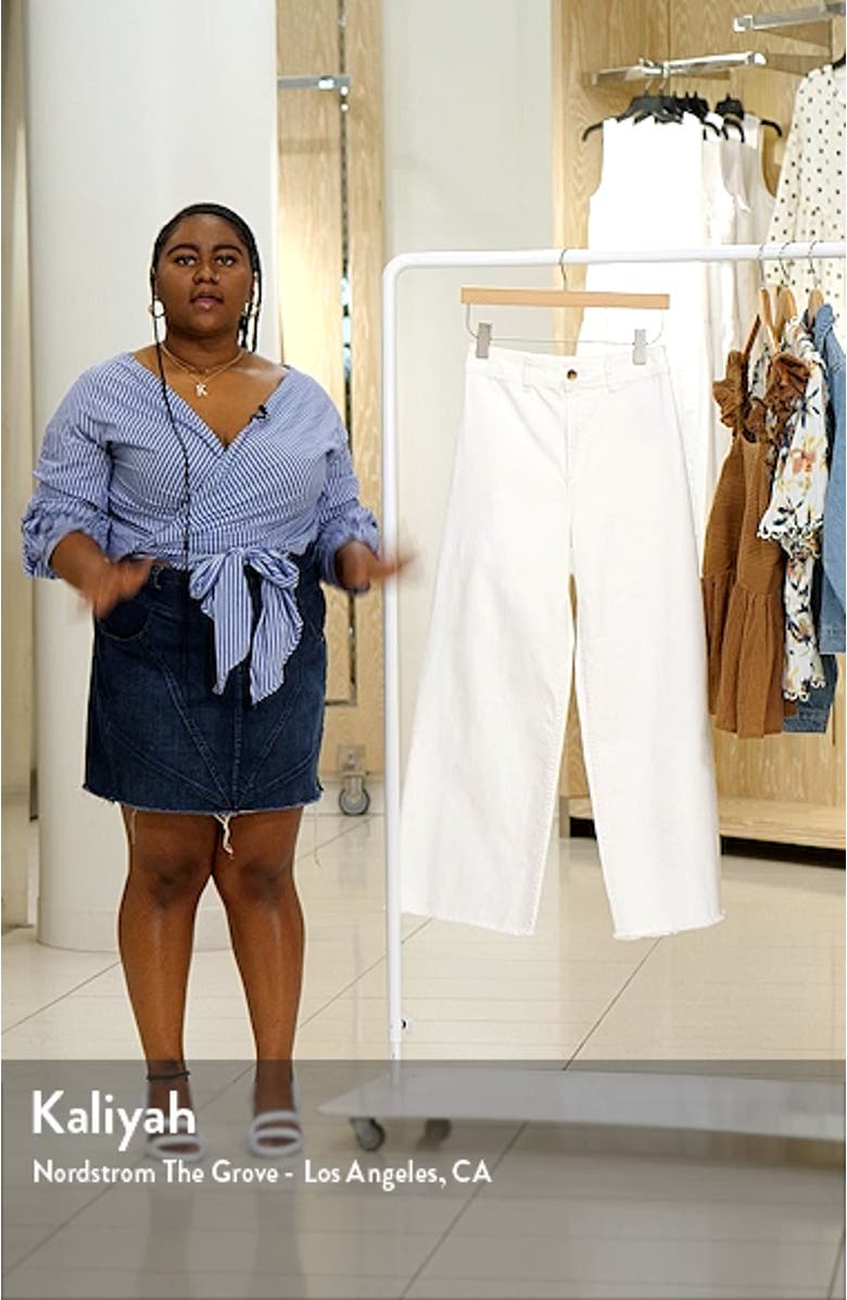 Free Fall Stretch Crop Wide Leg Pants