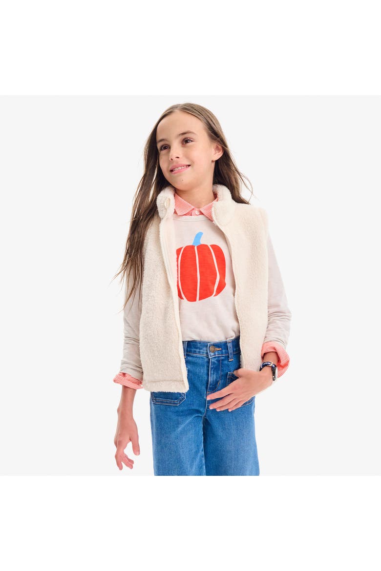 Long Sleeve Pumpkin Tee, Alternate, color, Oat Pumpkin