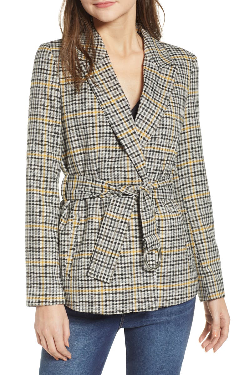 VERO MODA Fanya Belted Blazer, Main, color, 