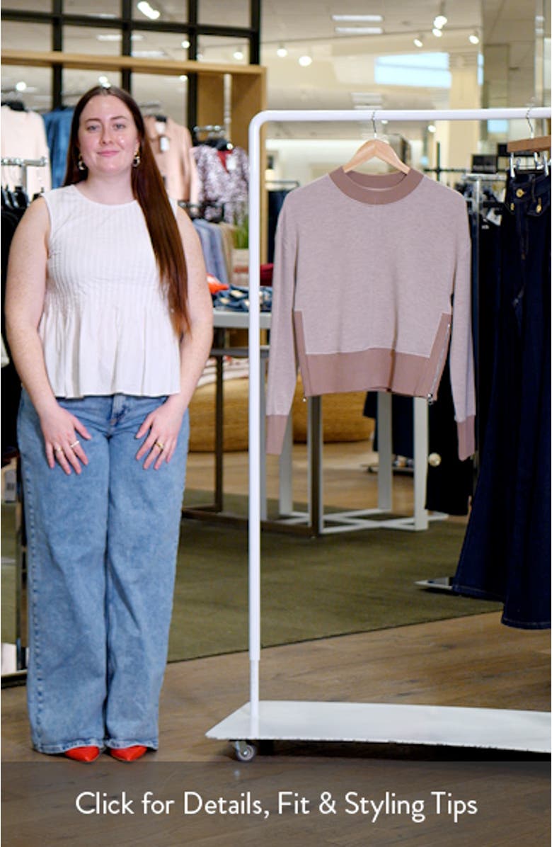 Philippe Crop Sweatshirt, sales video thumbnail