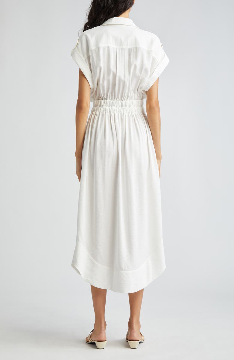 Ramy Brook Celia Belted Midi Dress, Alternate, color, Ivory