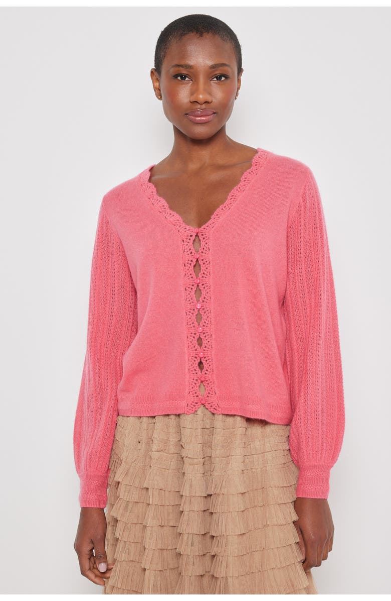 Lisa Todd LACEY LOVER CASHMERE CARDIGAN, Main, color, 